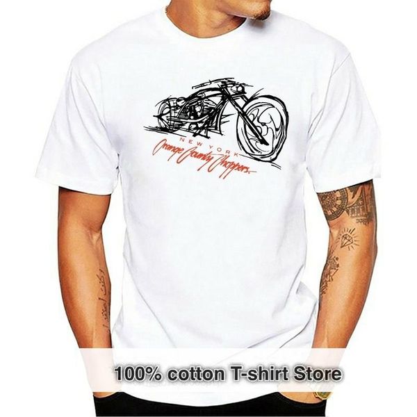 

men's t-shirts orange county choppers mens cotton t-shirt summer fashion clothings, White;black