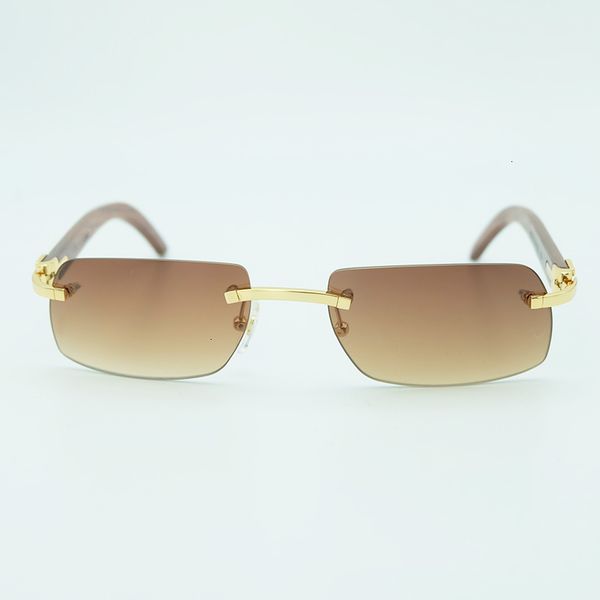 

new wood 2021 rimless sunglasses man mens sun glass online brand designer wooden sunglass vintage holiday decoration shades ol58 tzq9, White;black