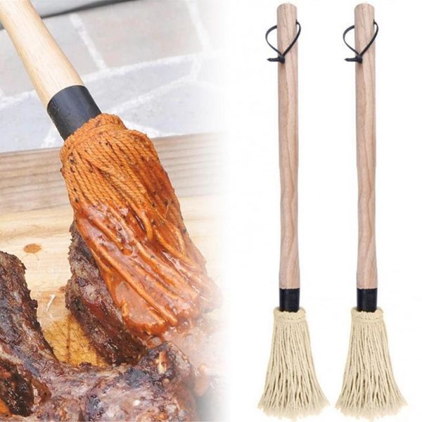 

tools & accessories bbq brush kit mop with replacement head for kitchen cooking tool