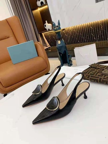 

sandals well-known high-quality designer elegant streetwear ladies leather, Black