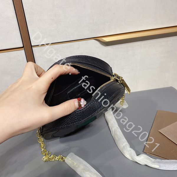 

2021 double g luxury designer women cross body bag all-match genuine leather zipper classic stripes ladies fashion handbags