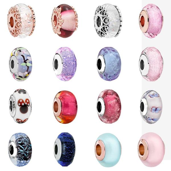 

other red glass murano beads 925 sterling silver fashion original diy making bracelets fine jewelry for woman friend 2021