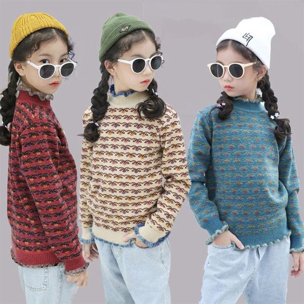 

hoodies & sweatshirts girl's boy sweater baby korean spring autumn bottomed with long sleeves clothes a knitting pullover #0, Black