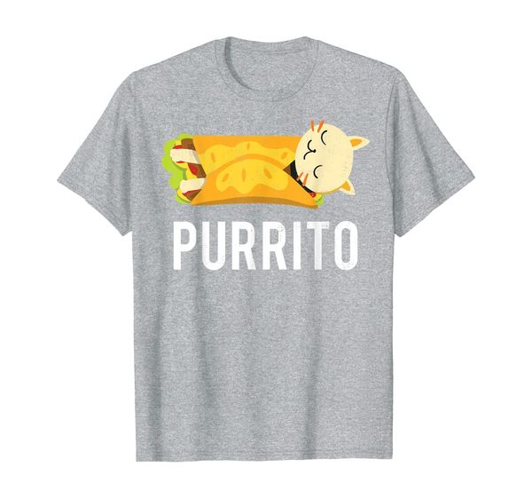 

cats plus burrito is purrito obvs gift design idea t-shirt, White;black