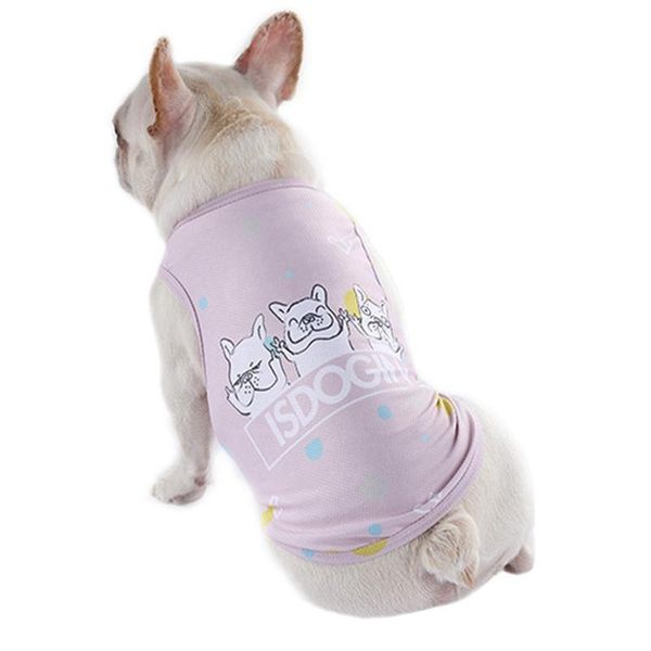 

dog apparel summer cooling pet clothes outdoor fat vest shirt dogs for costume pug