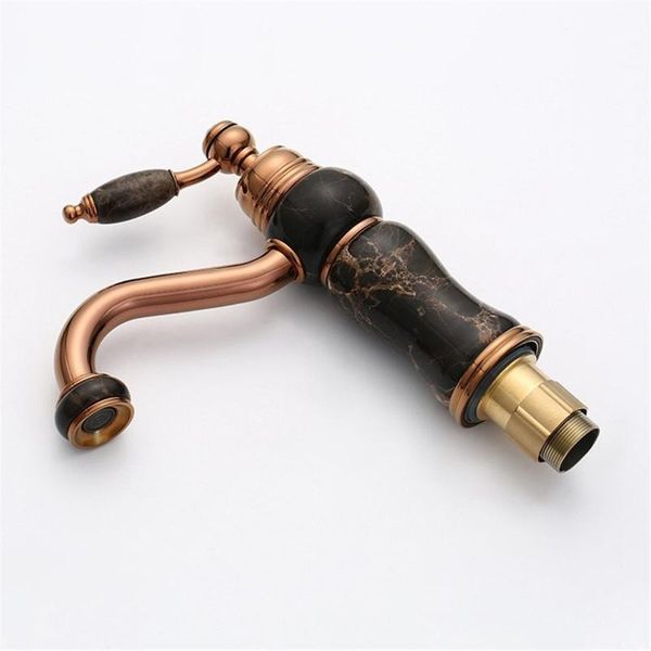 

bathroom faucet antique bronze finish brass basin sink solid faucets singl 203f