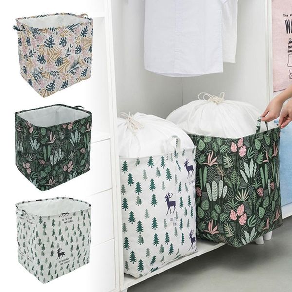 

storage baskets dirty laundry basket folding large capacity clothing bucket children toy home waterproof organizer with handles