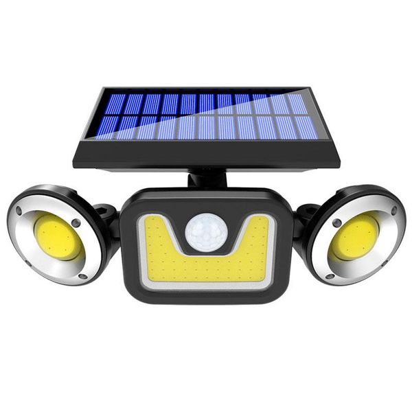 

solar lamps 70led light outdoor indoor powered sunlight pir motion sensor lamp for camping garden floodlight wall lights
