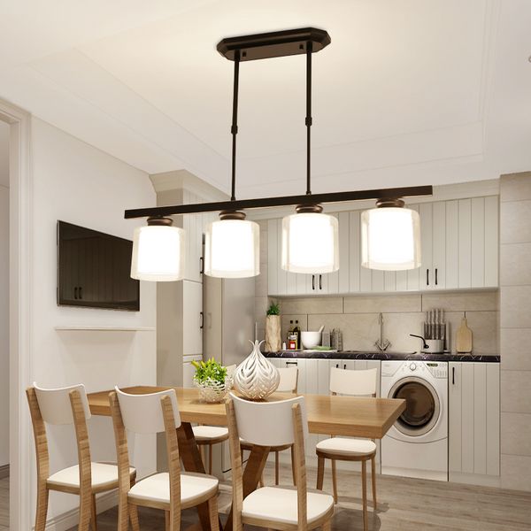 

4 modern dining room light bulb lamp club vintage office coffee droplight wxn8