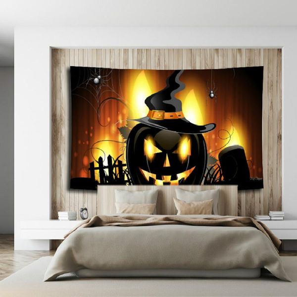 Arazzi Moda stampata Arazzo Stile Halloween Decorazione divertente Coperte da parete per la casa