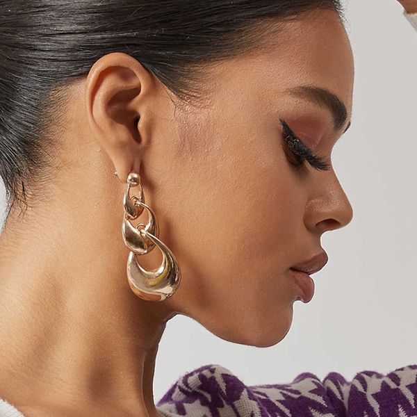 

creative jewelry fashion personality versatile earrings, Silver