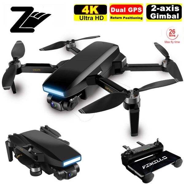 

s3 pro 2021 4k drone 2-axis gimbal professional camera 5g wifi fpv dron brushless 26mins distance 1.2km rc quadcopter