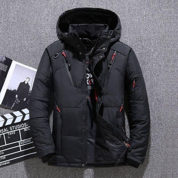 

men's jackets winter down jacket coat mall short thick, Black;brown