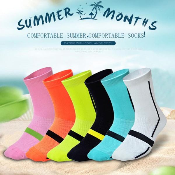 

sports socks wicking cycling running long wide scope of application work exquisite women men breathable outdoor, Black