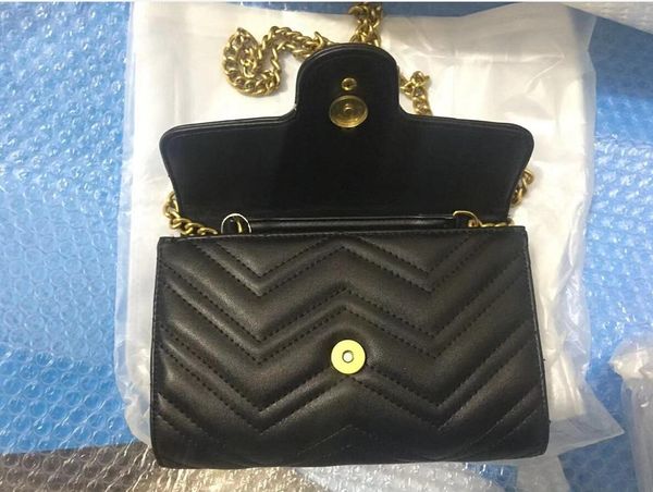 

marmont shoulder bag luxurys designers bags 2023 women 446744 real leather handbags chain cosmetic messenger shopping fashion totes lady wal