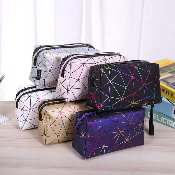 

cosmetic bags & cases womens hand-held storage bag korean fashion waterproof toiletry makeup case