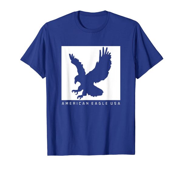 

American Eagle USA #15 T-Shirt, White;black