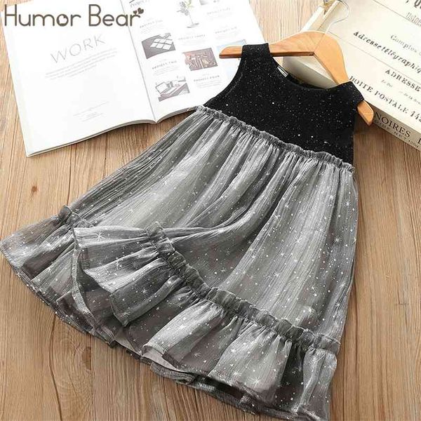 

girls dress summer star soft silk sleeveless temperament princess toddler baby kids children clothing 210611, Red;yellow