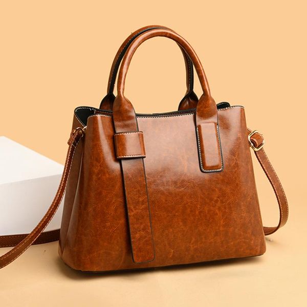 

evening bags leather woman handbag women's bag women shoulder designer large capacity messenger tote