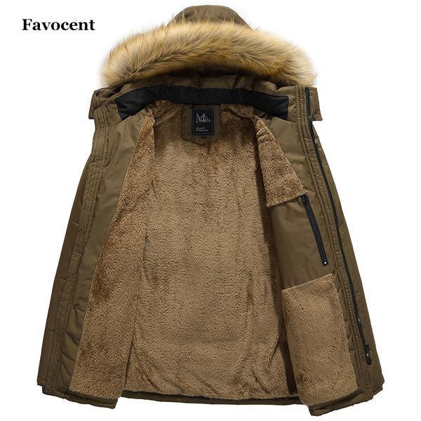 

2021 new fashion winter jacket warm casual parka medium-long thickening coat wool liner fur hat detachable parkas men m-5xl mlsw, Black