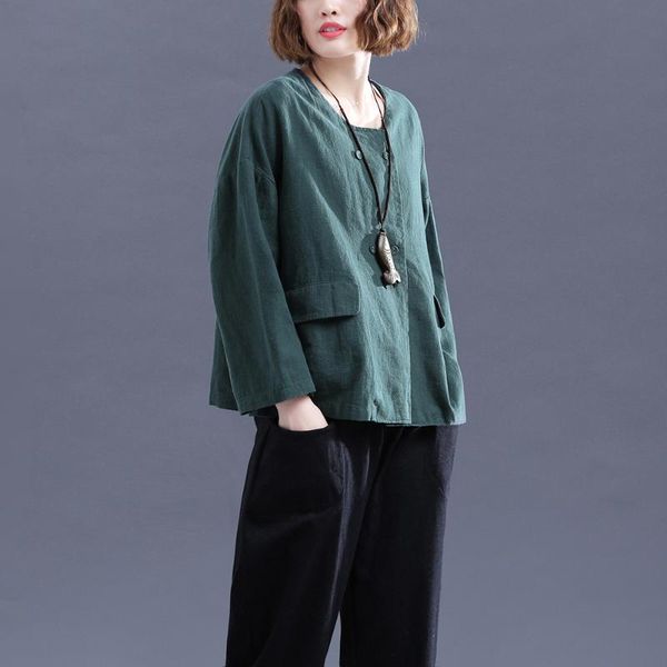 

women's jackets 2010 spring style leisure short coat thin jacket 4 colors female cardigan cotton linen clothes, Black;brown