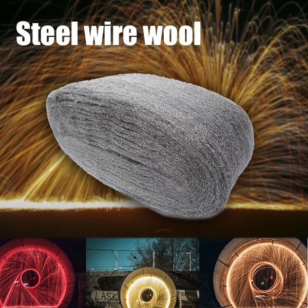 

car organizer steel wire wool grade 0000 3.4m for polishing cleaning removing remover non crumble rust converter