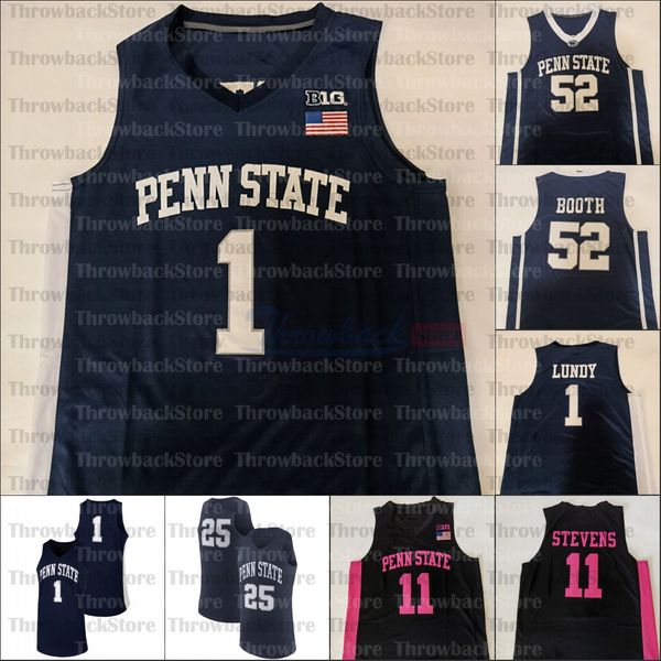 

custom penn state nittany lions basketball jerseys seth lundy abdou tsimbila dj gordon caleb dorsey patrick kelly, Black;red