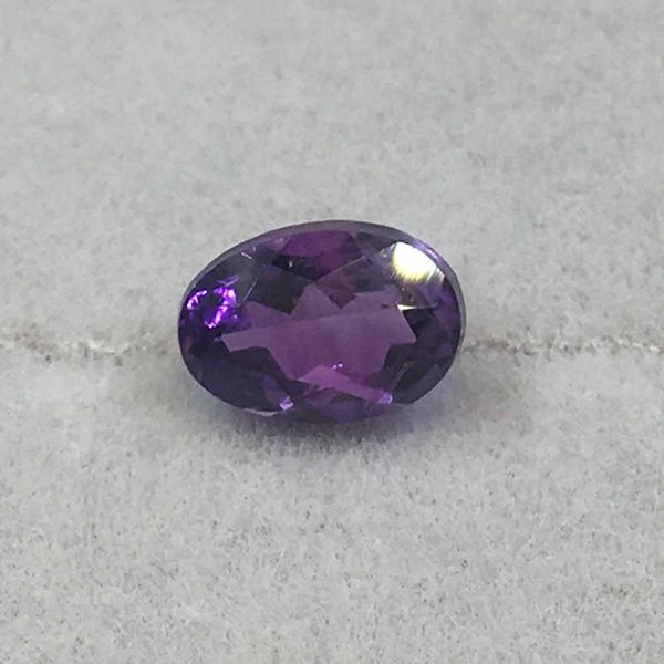 3 Stück pro Packung, 5 mm x 7 mm, natürliche Amethyst-Lose-Edelsteine für Schmuck, DIY, Großhandelspreis, Amethyst-Lose-Stein H1015