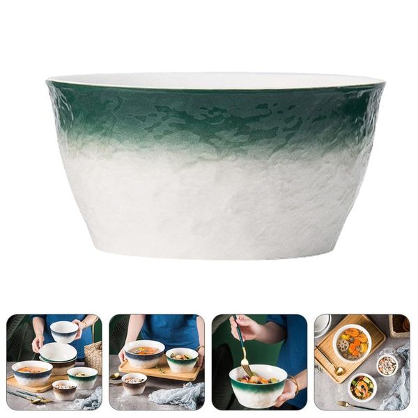 

1pc ceramic bowl container household ramen bowl instant noodle