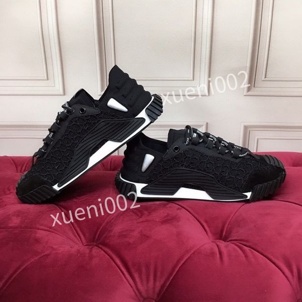 

dg 2021 new designer boots mens luxury casual white leather with pyramid rivet sneakers womens low up loafers many colors 35-41, Black