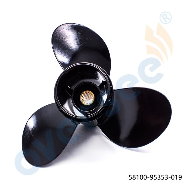 

aluminum propeller parts 11-3/8x14 40 50 55/60/65 hp 58100-95353-019 for suzuki outboard