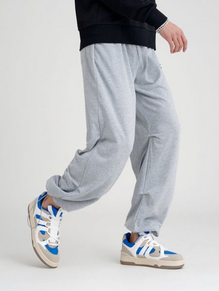 

men slant pocket patch detail sweatpants p5tq#, Black