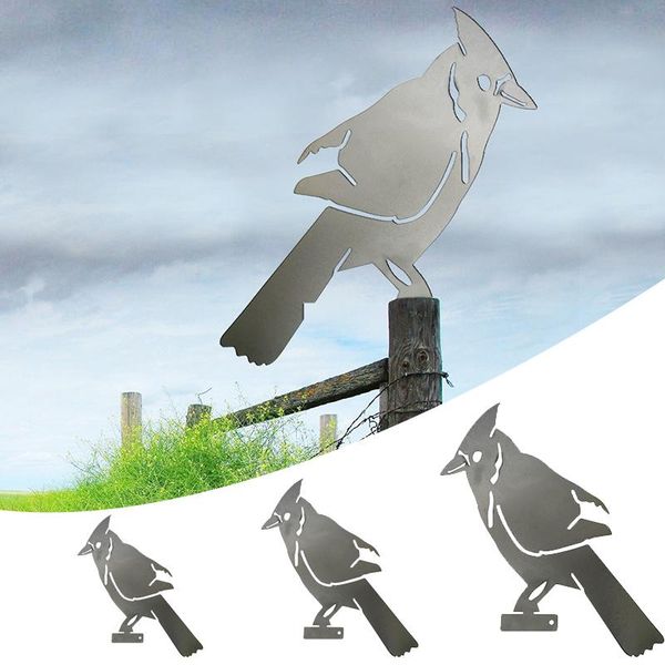 

window stickers metal birds art silhouette decoration exquisite wrought iron shape garden stake ornament for home courtyard lawn i88