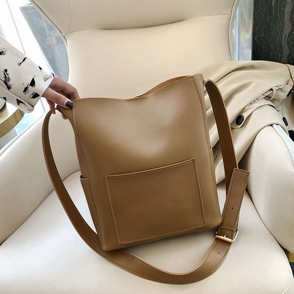 

hbp bucket women's big 2019 new hansen fashion wide strap single shoulder slant span buns mother bag