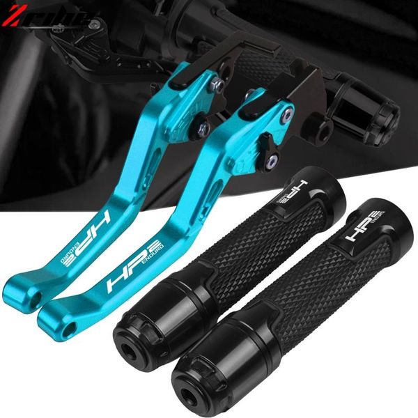 

motorcycle brakes accessories cnc adjustable brake clutch lever handlebar knobs handle hand grips for hp2enduro 2005 2006 2007 2008
