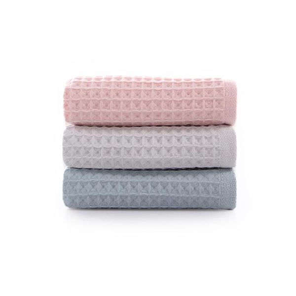 

towel 34x74cm 100% cotton waffle bath soft absorbent household bathroom 2021