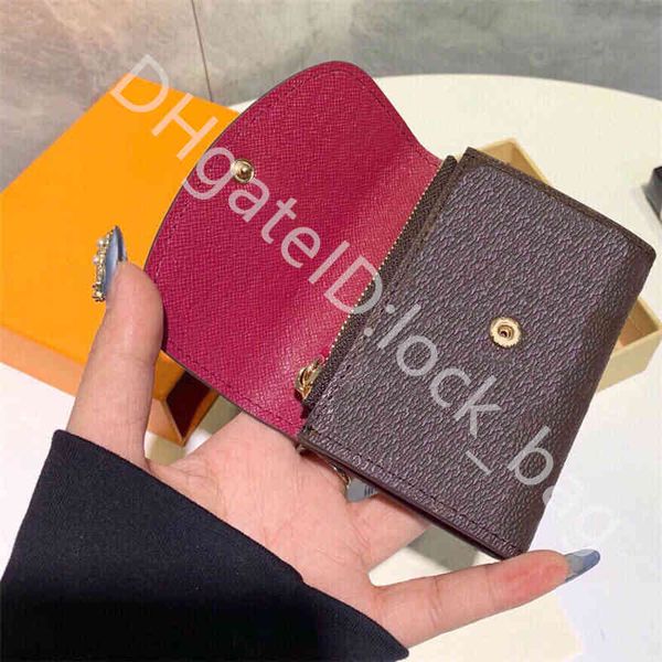 

2021 ss famous designer ladies fashion handbags multifunctional two-color selection card pack women wallet clutch bags