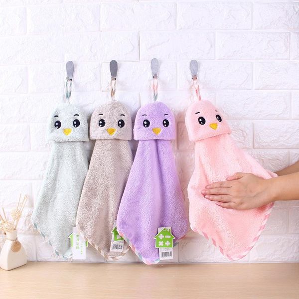 

towel thickening bibulous kitchen toilet brush exo cartoon cute chicks wipes