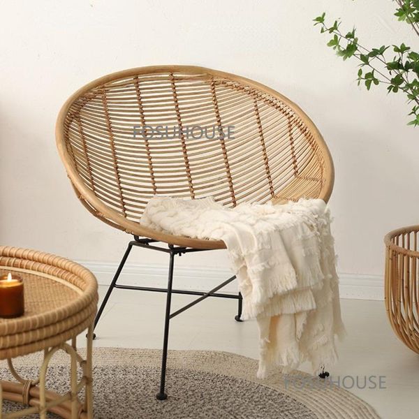 

camp furniture japanese style rattan chair for modern restaurant creative leisure single chairs outdoor lounger beach