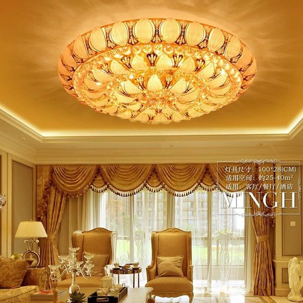 

ceiling lights luxury lustre modern crystal chandelier chrome finish led lamp for livingroom bedroom indoor 110-240v