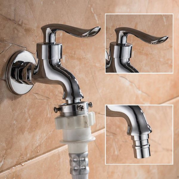 

1pc washing machine faucet brass garden faucet bathroom washing machine mop tap torneira parede