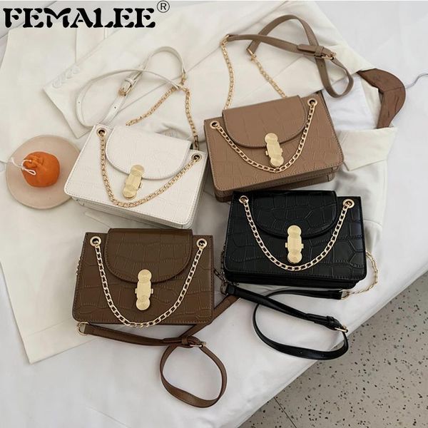 

2021 new fashion female alligator handbags spring crocodile pattern shoulder crossbody sac trendy design flap crossbody purses