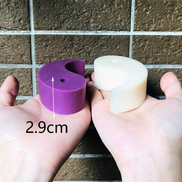 

craft tools resin silicone mold candle moulds handmade taichi cake making wax molds diy filling 3d supplies mould