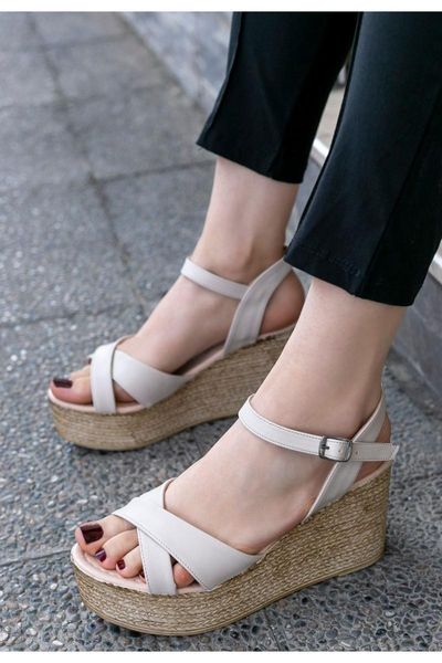 

sandals aÃ§ela wedges, Black
