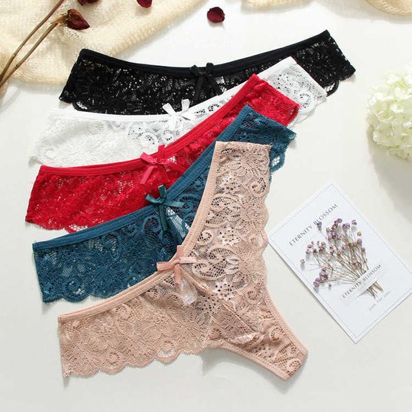 

g strings underwear women lace t pants low waist traceless hollow out women's thong, Black;white