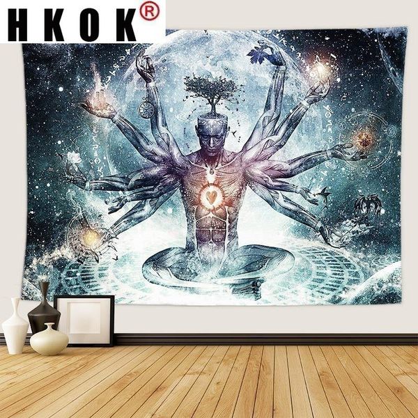 

tapestries hkok universe poster picture tapestry wall hanging covering rugs background cloth beach mat blanket art home decor