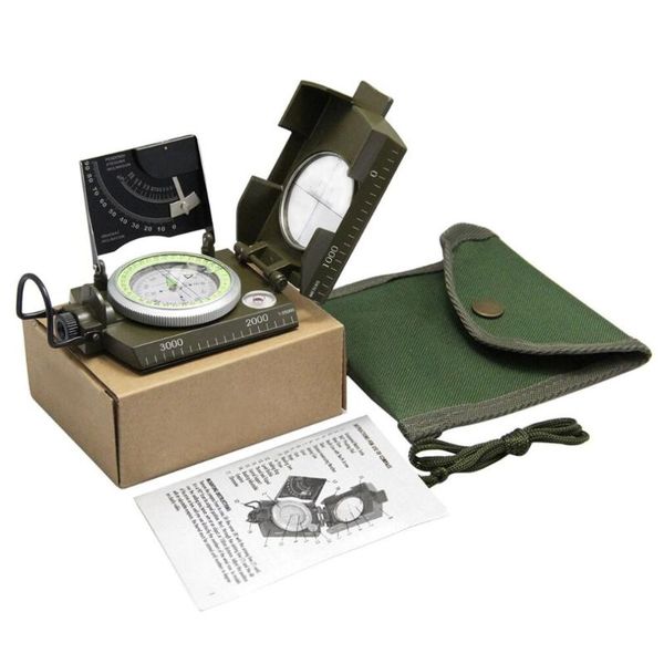 

storage bags professional compass military army geology sighting luminous with moonlight for outdoor hiking camping