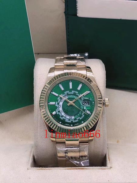 

multifunctional classic men's casual watch automatic mechanical sapphire two-way rotating bezel mirror stainless steel case strap, Slivery;brown