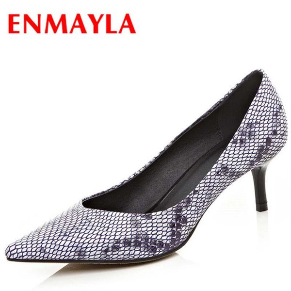 

dress shoes enmayla spring & autumn high heels pointed toe fashion pumps woman classic black size 34-39platform women