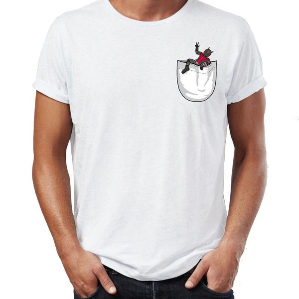 

men's t-shirts t shirt ant-man antman pocket funny artsy tee, White;black
